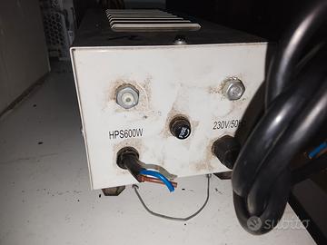 alimentatore trasformatore lampade HPS 600w