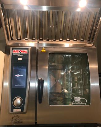 Forno RATIONAL WhiteEfficiency 6 teglie + Cappa