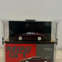 Mini gt bugatti eb110 con scatola