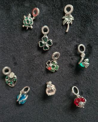 charm argento compatibili con Pandora 