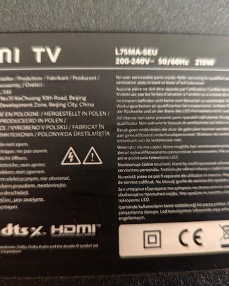Scheda elettronica televisore XIAOMI 75"