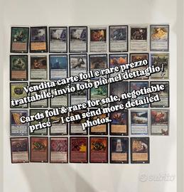 Carte Magic Rare varie Edizioni