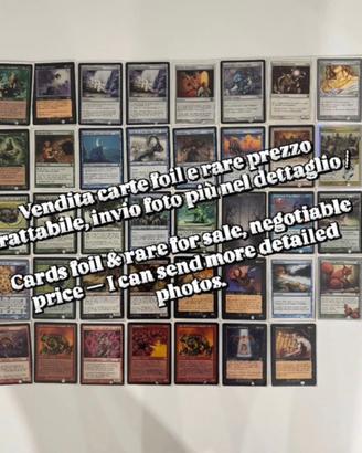 Carte Magic Rare varie Edizioni