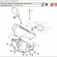 Specchio Dx Yamaha Axis 50 4MJF62901000