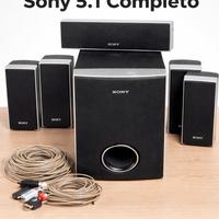 Sistema Audio Sony 5.1 Completo con Subwoofer+Cavi