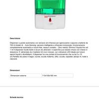 Dispenser automatico di sapone liquido