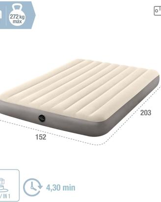 Materasso Gonfiabile Matrimoniale Intex