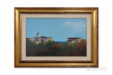 Quadro su tela firmato Conti 50x70 con cornice