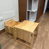 Tavolo e Sedia Montessori per Bambini 1-3