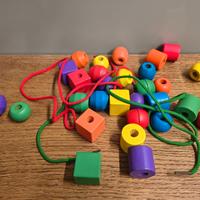Melissa & Doug - perline grandi da infilare