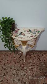 Consolle a muro Barocca Veneziana dipinta a mano 