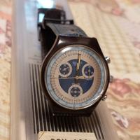 swatch silver star chrono con scatola non funzion