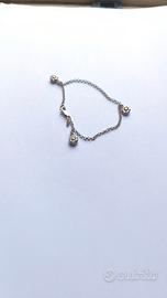 Bracciale argento fiore margherita vintage