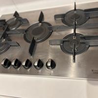 Piano cottura a gas Ariston 5 fuochi