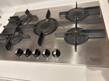 Piano cottura a gas Ariston 5 fuochi