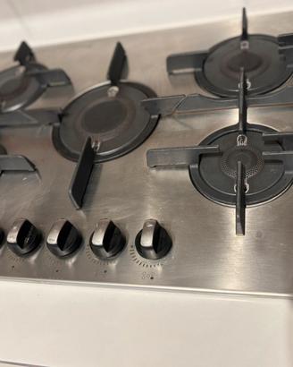 Piano cottura a gas Ariston 5 fuochi