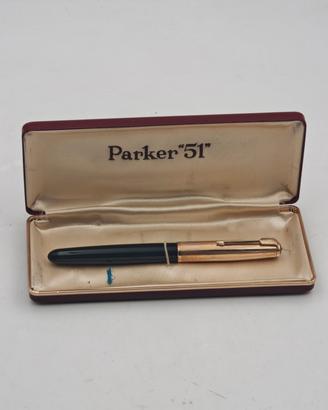 Parker 51 Custom Cappuccio Oro 12ct Pennino 14ct
