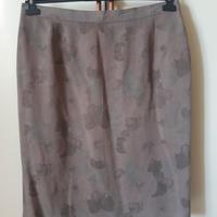 Gonna longuette in pura lana vergine, tg 51