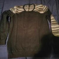 Maglia pigiama "Intimissimi" blu con trama spalle