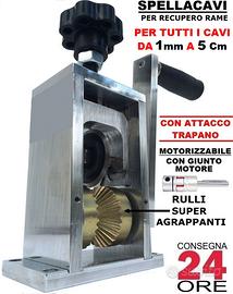 Spellacavi spellafili recupero rame sguainacavi
