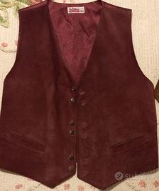Gilet uomo pelle anni 80