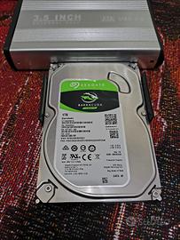 Hard Disk Seagate Barracuda 1Tb + Case Esterno