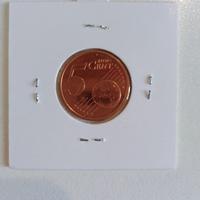 moneta 5 centesimi Euro 2003 ITALIA fdc