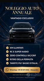 Noleggio auto-km illimitati- no crif