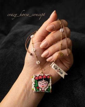 Collana artigianale Frida Kahlo