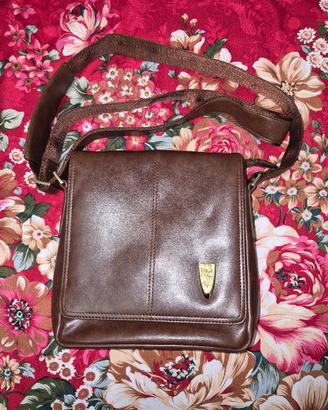 Borsa a tracolla marrone