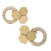 Orecchini Gianni Carità in oro giallo e diamanti