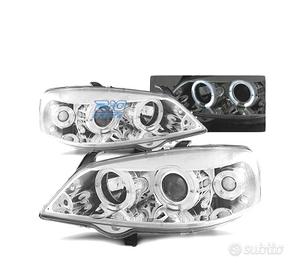 FARI OCCHI ANGEL PER OPEL ASTRA G 97-04 CROMATO