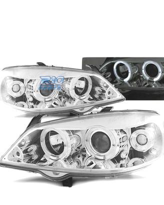 FARI OCCHI ANGEL PER OPEL ASTRA G 97-04 CROMATO