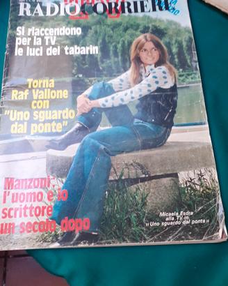 copia settimanale Radiocorriere tv 1973