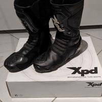 Stivali da moto in pelle XPD