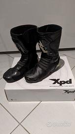 Stivali da moto in pelle XPD