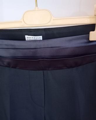 Pantaloni donna grigi Brunello Cucinelli