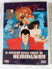 DVD Lupin III Il Mistero delle carte di Hemingway 