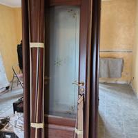 4 Porte in legno noce massello