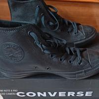 Converse chuck taylor hi mono in pelle black 39