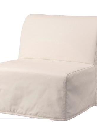 Poltrona letto . Ransta naturale +materasso alto-