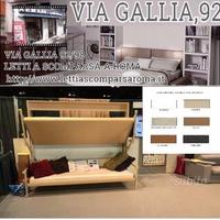 Letto a scomparsa castello fiera 88- 2PIAZZA-2