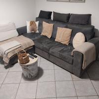 Divano letto scamosciato 230x160