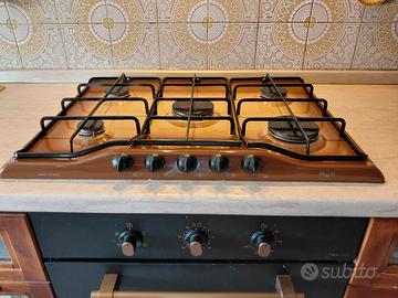   gas 5 fuochi Rex  + lavabo + forno