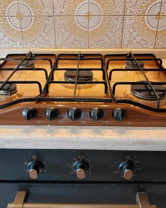   gas 5 fuochi Rex  + lavabo + forno