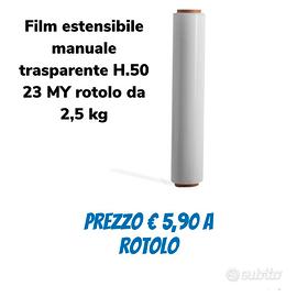 FILM ESTENSIBILE MANUALE TRASPARENTE