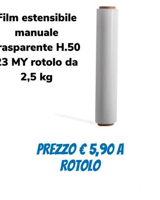FILM ESTENSIBILE MANUALE TRASPARENTE