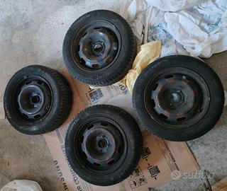 4x Cerchi 15" 4x108 + 4x Gomme 185/60