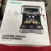 Hisense, HESCM15DBK, Macchina da caffè espresso