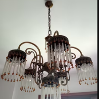 lampadario vintage a cascata